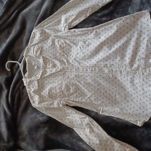 Womens button up collared shirt